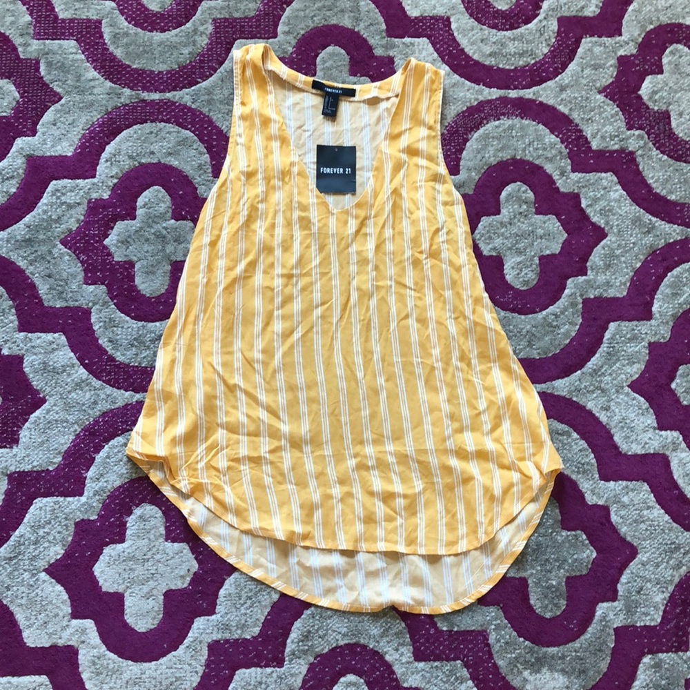 Forever 21 yellow top